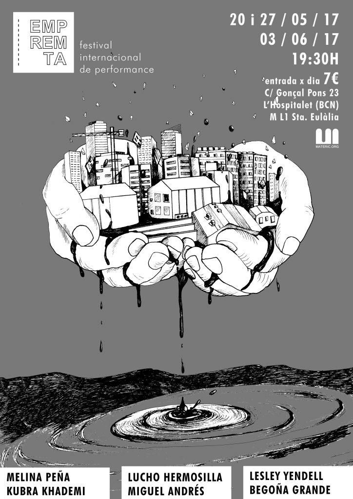Poster Art for EMPREMTA – International Performance Art Festival